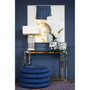 Astratto Blue and Gold Foil Wall Art