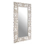 Rectangular Wall Mirror with Silver Finish Rectangular Wall Mirror with Silver Finish