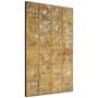 Riza Gold Finish Frame Wall Mirror