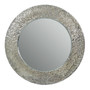Almora Nickle Finish Wall Mirror