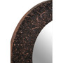 Akola Round Wall Mirror Copper