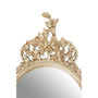 Marseille Champagne Finish Round Wall Mirror