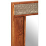 Boho Acacia Wood Wall Mirror