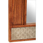 Boho Acacia Wood Wall Mirror