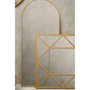 Descartes Gold Frame Wall Mirror