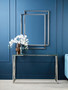 Allure Silver Large Wall Mirror
