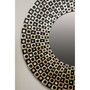 Palu Square Hole Black and Gold Wall Mirror