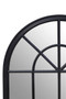 Lovida Black Arched Wooden Frame Wall Mirror