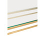 Allure Gold Brushed Console Table