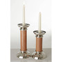 Churchill Genuine Tan Leather Candle Holder