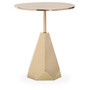 Amira Shiny Gold Side Table