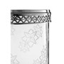 Hurricane Candle Holder with Nickel Finish Hurricane Candle Holder with Nickel Finish