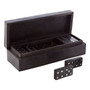 Churchill Black Wood Domino Set Games