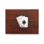 Churchill Sheesham Wood Playing Card Box