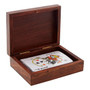 Churchill Sheesham Wood Playing Card Box
