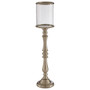 Fifty Five South Small Nickel Candle Holder