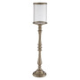 Fifty Five South Large Nickel Candle Holder