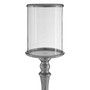 Fifty Five South Large Nickel Candle Holder