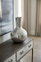 Safia Silver Hammered Effect Bottle Vase