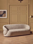 Daphne Taupe Chenille Three Seater Sofa