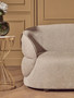 Daphne Taupe Chenille Three Seater Sofa