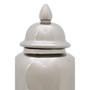 Kensington Townhouse Large Ceramic Silver Jar