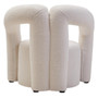 Davina Ivory Boucle Statement Chair