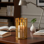 Delphi Small Candle Holder in Gold Finish