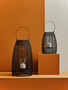 Trento Black Finish Small Lantern
