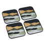 Celina Set of Four Square Coasters