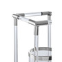 Lucita Large Silver Finish Lantern