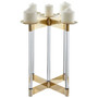 Lucita Gold Finish Candelabra