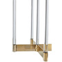Lucita Gold Finish Candelabra