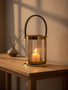 Astro Small Gold Finish Lantern