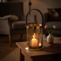 Astro Small Gold Finish Lantern