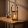 Astro Small Gold Finish Lantern