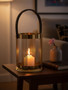 Astro Small Gold Finish Lantern