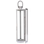 Herber Large Silver Finish Lantern