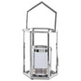 Herber Small Silver Hexagonal Lantern