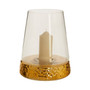 Martele Large Hurricane Gold Candle Holder