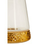 Martele Large Hurricane Gold Candle Holder