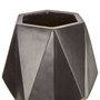 Darnell Black Multifaceted Planter - 62cm