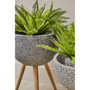 Darnell Large Grey Speckled Planter