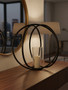 Aura Large Matte Black Finish Candle Holder