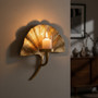Prato Ginkgo Small Wall Sconce Candle Holder