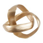Prato Gold Finish Knot Sculpture