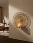 Enzo Gold Wire Wall Sconce Candle Holder