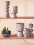 Shai Small Beige Speckled Planter