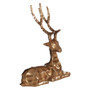 Decorative Gold Finish Sitting Stag Decorative Gold Finish Sitting Stag