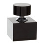 Carrie Black Finish Small Crystal Bottle